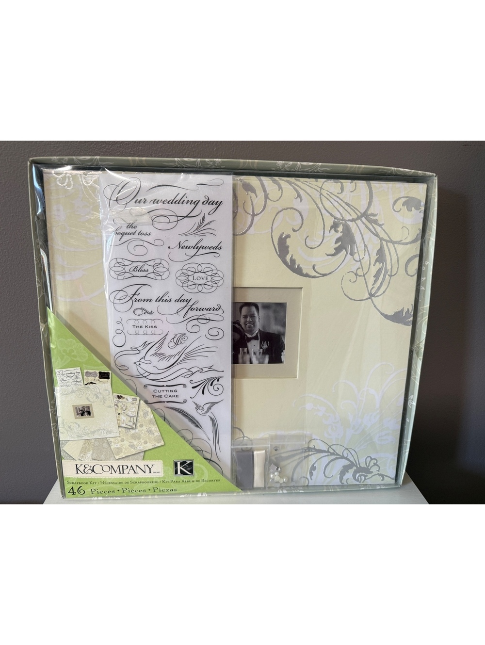 K&Company Classic Wedding Scrapbook Kit 12x12 for Women